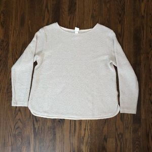 Long Sleeve White Sweater